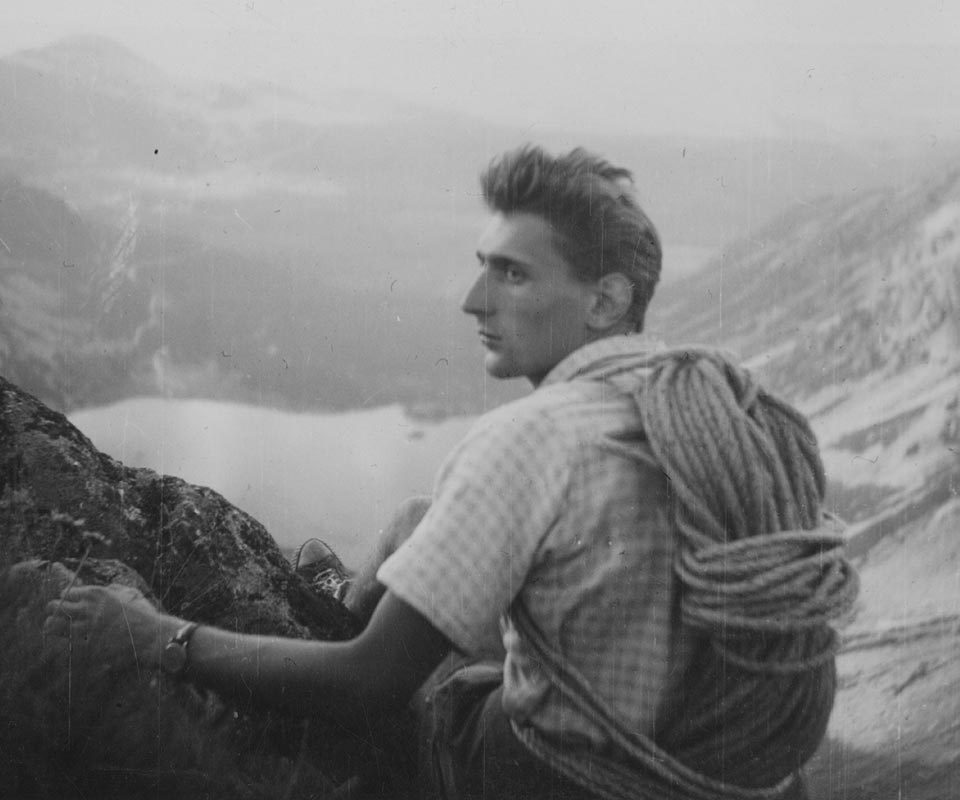 Andrzej Zawada w Tatrach (fot. Fundacja Himalaizmu Polskiego im. Andrzeja Zawady).