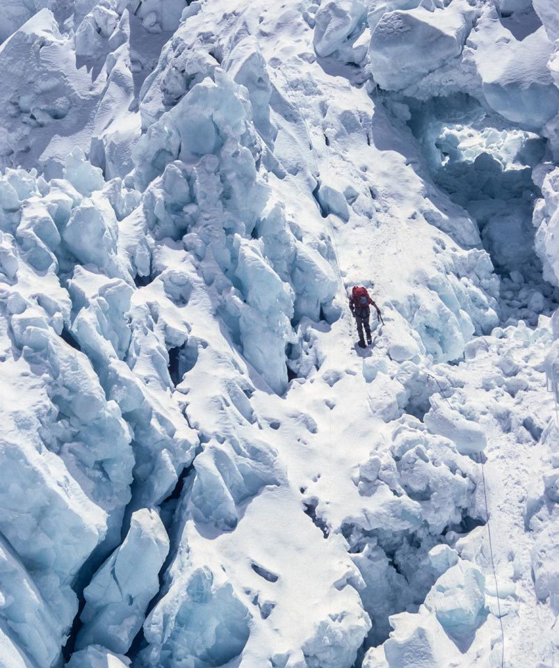 Wejście w Icefall (fot. Archiwum Fundacji Andrzeja Zawady).