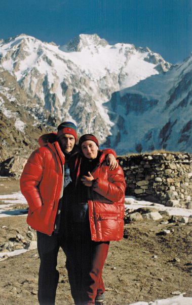 Andrzej Zawada i Dorota Rudawa podczas wyprawy na Nanga Parbat